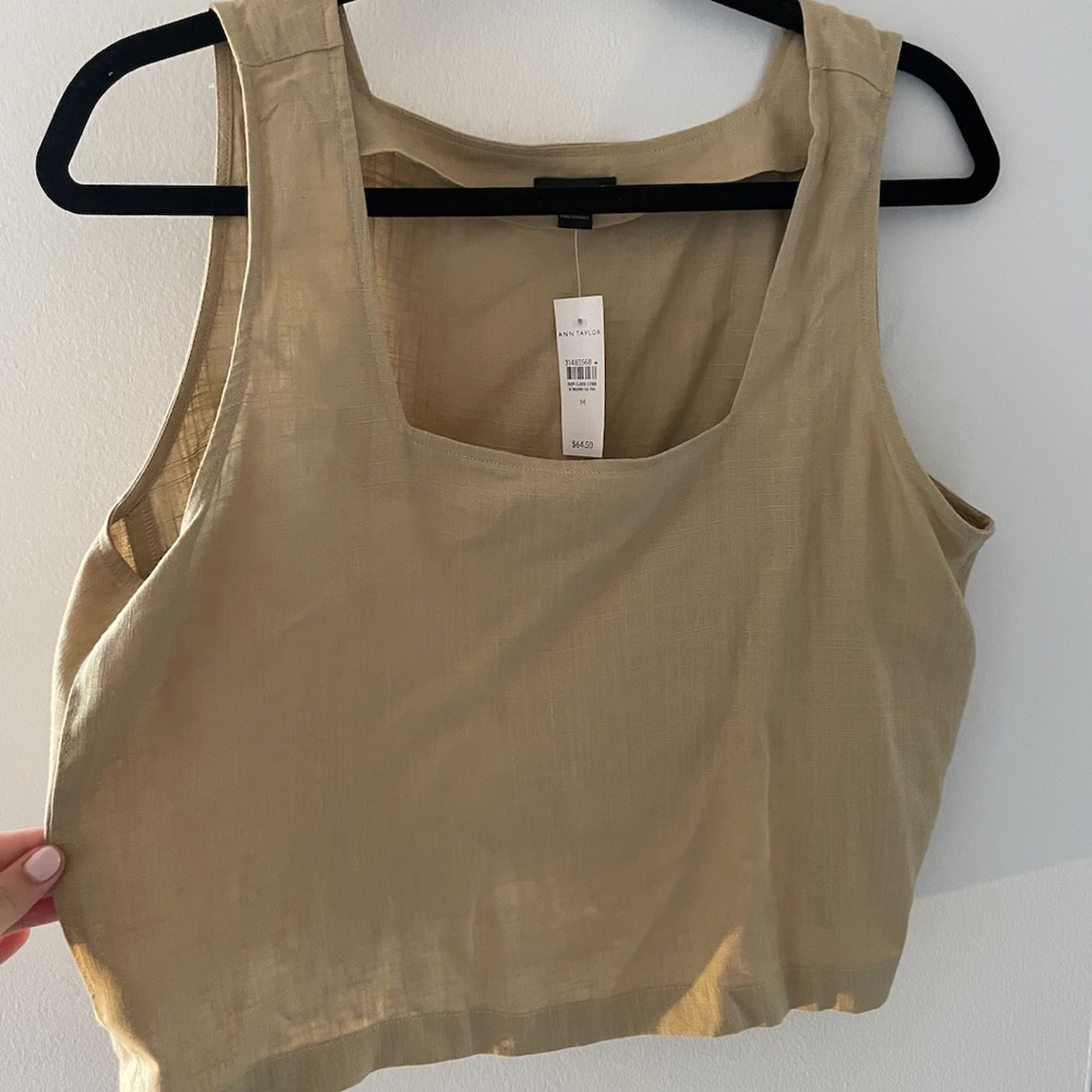 Ann Taylor Square Neck Tank Top - Picture 2 of 4